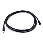 Tye - 2 m cble usb b vers usb c pour imprimante, clavier midi et contrleur dj traktor, scanner, microphone ...
