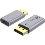 Tye - adaptateur 8k usb - c vers displayport f / m, dp 1. 4, uhd 8k 4320p 60 hz, 4k 2160p 144 hz, hdr10, ...