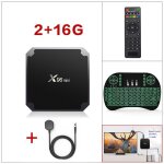 Ue plug - 2g 16g ir kb - bo�tier smart tv x96 mini, android 9. 0, amlogic s905w quad core 2. 4g, wifi, ...