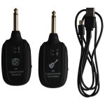 Uhf guitare syst�me sans fil emetteur r�cepteur int�gr� rechargeable