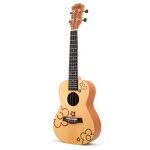 Ukulélé de concert 4 cordes epicéa guitare 23 pouces soprano débutant palissandre pont pour instru musical ... Ukulélé de concert 4 cordes epicéa guitare 23 pouces soprano débutant palissandre pont pour instru musical ...