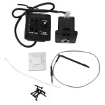 Ukull pickup cble pizolectrique eq avec couleur led tuner instruments de musique accessoires