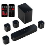 Ultimea aura a40 kit de haut - parleurs de caisson de basses pour barre de son 7. 1, 7. 1 canaux, contrôle ... Ultimea aura a40 kit de haut - parleurs de caisson de basses pour barre de son 7. 1, 7. 1 canaux, contrôle ...