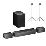 Ultimea poseidon d50 barre de son 5. 1 + 1 paire de supports d'enceintes steady 300, niveau surround ... Ultimea poseidon d50 barre de son 5. 1 + 1 paire de supports d'enceintes steady 300, niveau surround ...
