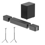 Ultimea poseidon d60 5. 1 barre de son + 1 paire de supports d'enceintes steady 300, dolby atmos 5. 1, ... Ultimea poseidon d60 5. 1 barre de son + 1 paire de supports d'enceintes steady 300, dolby atmos 5. 1, ...