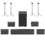 Ultimea poseidon d70 barre de son 7. 1 + 2 paires de supports d'enceintes steady 300, égaliseur 10 bandes, ... Ultimea poseidon d70 barre de son 7. 1 + 2 paires de supports d'enceintes steady 300, égaliseur 10 bandes, ...