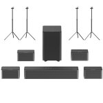 Ultimea poseidon d80 barre de son 7. 1 + 2 paires de supports d'enceintes steady 300, dolby atmos, puissance ... Ultimea poseidon d80 barre de son 7. 1 + 2 paires de supports d'enceintes steady 300, dolby atmos, puissance ...