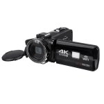 Ultra hd 4k 18x 30mp zoom 18x camscope numrique lcd 3 pouces camra vido dv 270 rotation pour vlogging ...
