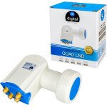 Ultra hd quad lnb blanc - uhd 4k full hd dvb - s / s2 - facteur de bruit de 0, 1 db - pour quatre r�cepteurs ...