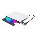 Unidad de dvd gembird usb externa plata