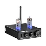 Unit noire - amplificateur  tube  vide 6k4, pramplificateur bluetooth 5. 0, mdailles de prampli ...