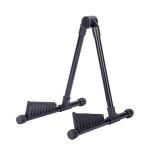 Universal guitar holder a - frame guitar floor stand for acoustic and electric