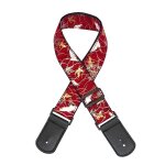 Universal guitar straps - sangles de guitare electrique, rouge