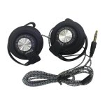 Universel 3. 5mm filaire casque hifi basse lourde casque sur l'oreille rglable crochet d'oreille couteurs ...
