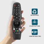 Universel an - mr650a compatible pour lg magic motion 3d smart tv 60sj850t, 60uj634v, 60uj654t, 60uj654v, ...
