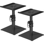 Universel pieds enceintes, support d'enceinte autonome pour bureau, plateaux de 9, 6 x 8, 8 pouces, rglage ...