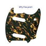 For us fender american performer mustang guitar pickguard multicolor selection - type 4ply fire print1 ... For us fender american performer mustang guitar pickguard multicolor selection - type 4ply fire print1 ...