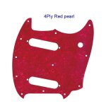 For us fender american performer mustang guitar pickguard multicolor selection - type 4ply red pearl For us fender american performer mustang guitar pickguard multicolor selection - type 4ply red pearl