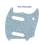 For us fender american performer mustang guitar pickguard multicolor selection - type 4ply white pearl ... For us fender american performer mustang guitar pickguard multicolor selection - type 4ply white pearl ...