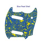 For us fender american performer mustang guitar pickguard multicolor selection - type blue pearl shell ... For us fender american performer mustang guitar pickguard multicolor selection - type blue pearl shell ...