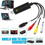 Usb 2. 0 audio video converter, le nouveau logiciel de carte de capture vido prend en charge l'adaptateur ...