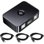 Usb 2. 0 sharing switch, sélecteur d'imprimante usb b 2 en 1, interrupteur usb 2 ordinateurs qui partagent ... Usb 2. 0 sharing switch, sélecteur d'imprimante usb b 2 en 1, interrupteur usb 2 ordinateurs qui partagent ...