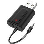 Usb adaptateur bluetooth 5. 0 pour tv, 2 en 1 bluetooth metteur rcepteur, transmetteur audio portable ...