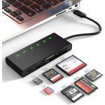 Usb c card reader sd / tf / cf / xd / ms type - c 5 gps high speed 7 in 1 xd for sdxc sdhc tf micro sd ...