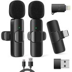 Usb c micro cravate sans fil pour iphone ipad android et ordinateur, mini micro smartphone portable microphone ... Usb c micro cravate sans fil pour iphone ipad android et ordinateur, mini micro smartphone portable microphone ...