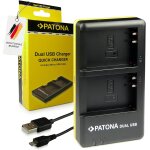 Usb dual chargeur 1946 pour batterie olympus bln - 1[z160]