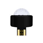 Usb mini disco light family parties vhicule 3 couleurs lampe de poche pratique