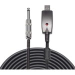 Usb vers 6. 35mm 1 / 4 mono mâle guitare electrique câble - studio audio câble connecteur adaptateur ... Usb vers 6. 35mm 1 / 4 mono mâle guitare electrique câble - studio audio câble connecteur adaptateur ...