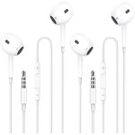 Uur - 2 pack ecouteurs filaires, 3, 5mm jack intra - auriculaires filaires ecouteur antibruit casque ... Uur - 2 pack ecouteurs filaires, 3, 5mm jack intra - auriculaires filaires ecouteur antibruit casque ...