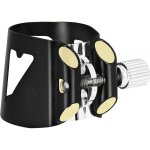 Vandoren lc01bp - ligature optimum noire clarinette sib + couvre - bec plastique