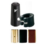 Vandoren lc21p - ligature et couvre - bec clarinette sib - cuir et plastique - vandoren optimum lc21p ...