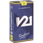 Vandoren v21 anches pour clarinette sib (bb) 3, 10 pcs