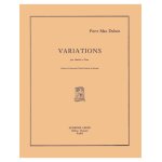 Pierre - max dubois : variations for oboe and piano - recueil hautbois et piano 9790046233241 al23324 ...