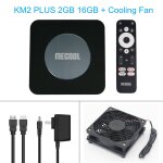 Ventilateur de refroidissement 2g16g - botier tv km2 plus, android 11, amlogic s905tage, 2. 4g / 5g, ...