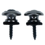 Verrou de sangle de guitare en cuivre, 2 pi�ces, t�tes de champignons, broches, boutons de boucle de ...