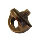 Vhbw 1 / 4  vis de tr�pied pour appareil photo, reflex num�rique dslr - avec anse, m�tal, or / noir, ...