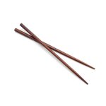 Vhbw 1 paire de baguettes - baguettes, bois, classique brun naturel