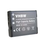 Vhbw batterie remplacement pour casio np - 130, np - 130a pour appareil photo (1100mah, 3, 6v, li - ion) ...