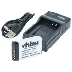 Vhbw 1x chargeur, 1x batterie compatible avec canon powershot g5 x, g1x mark iii, g1 x mark ii, g1 x ...