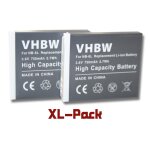 Vhbw 2x batterie compatible avec canon powershot sx260 hs appareil photo (750mah, 3, 6v, li - ion)