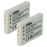 Vhbw 2x batterie compatible avec acer cs - 5530, cs - 5531 appareil photo (650mah, 3, 6v, li - ion)