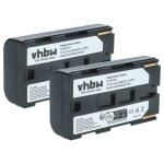 Vhbw 2x batterie compatible avec canon es - 300v, e30, dm - mv1, c2, dm - xl1, dm - mv10, e1, dm - xl1s, ...