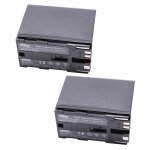 Vhbw 2x batterie compatible avec canon ha h1s, xh g1s, xh a1, xh g1, xl2, xf300, xf305, xf100, xf105 ...