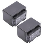Vhbw 2x batterie compatible avec canon legria hf r38, hf r36, hf r37, hf r406 cam�ra vid�o cam�scope ...