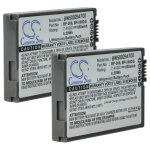 Vhbw 2x batterie compatible avec canon mvx1s, hr10, mvx450, mvx460 cam�ra vid�o cam�scope (700mah, 7, ...