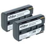 Vhbw 2x batterie compatible avec canon vistura xl1s, xl1, xl2, xm2, xm1, xv1, xh g1, xh a1 appareil photo ...